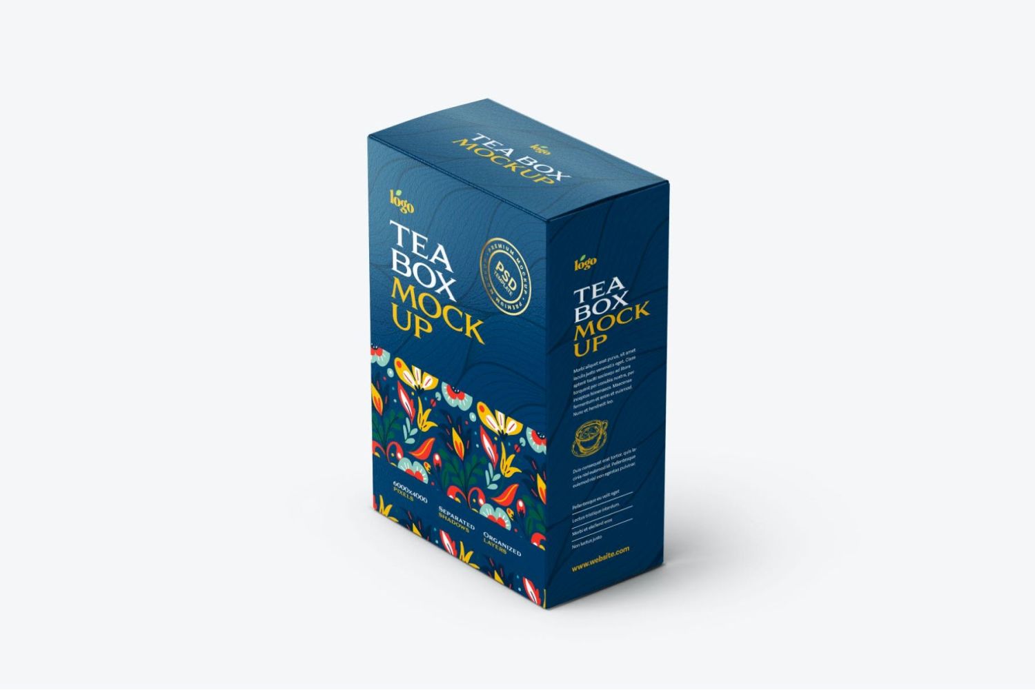 茶盒包装样机套装 Tea Box Packaging Mockup Set插图13