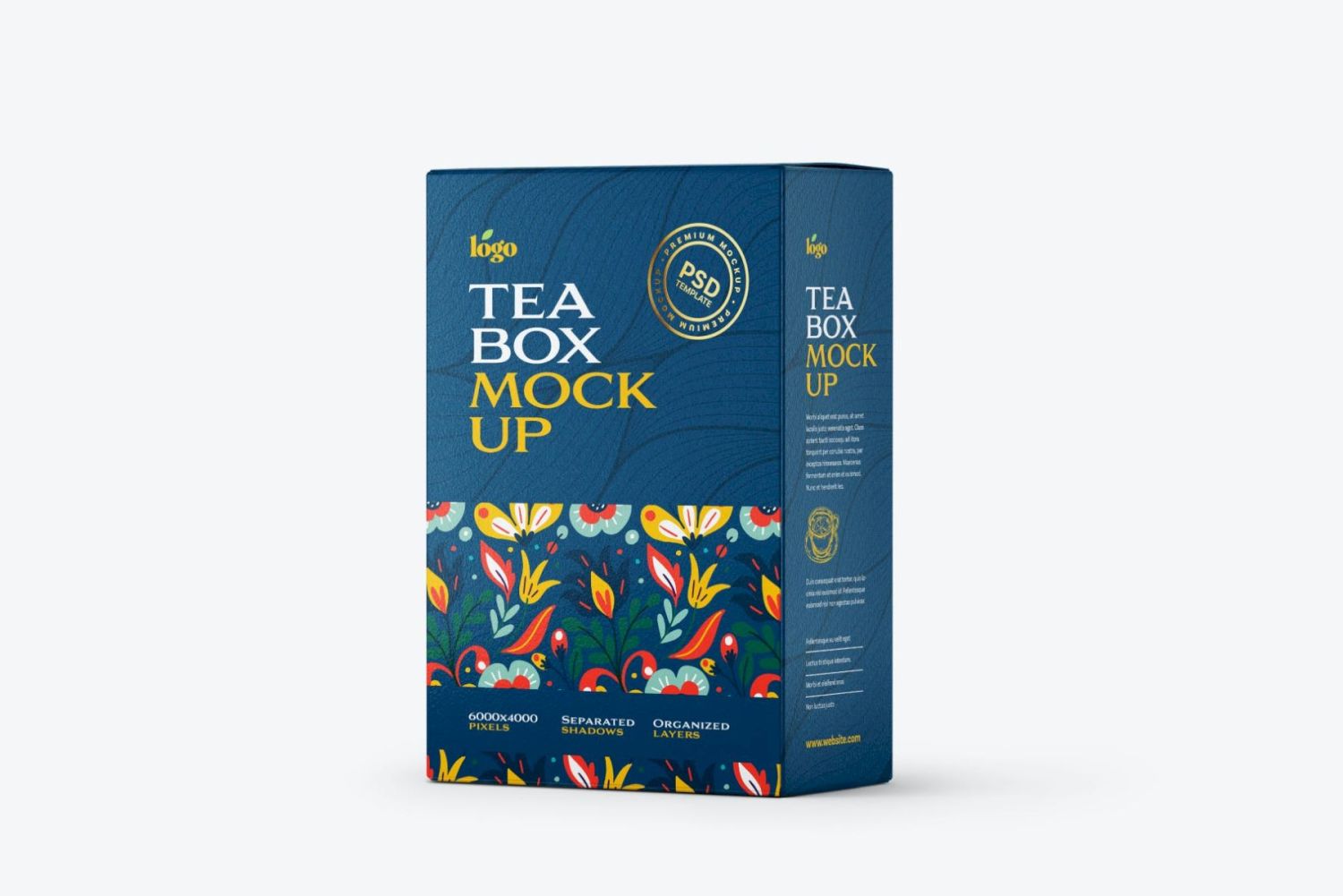 茶盒包装样机套装 Tea Box Packaging Mockup Set插图21