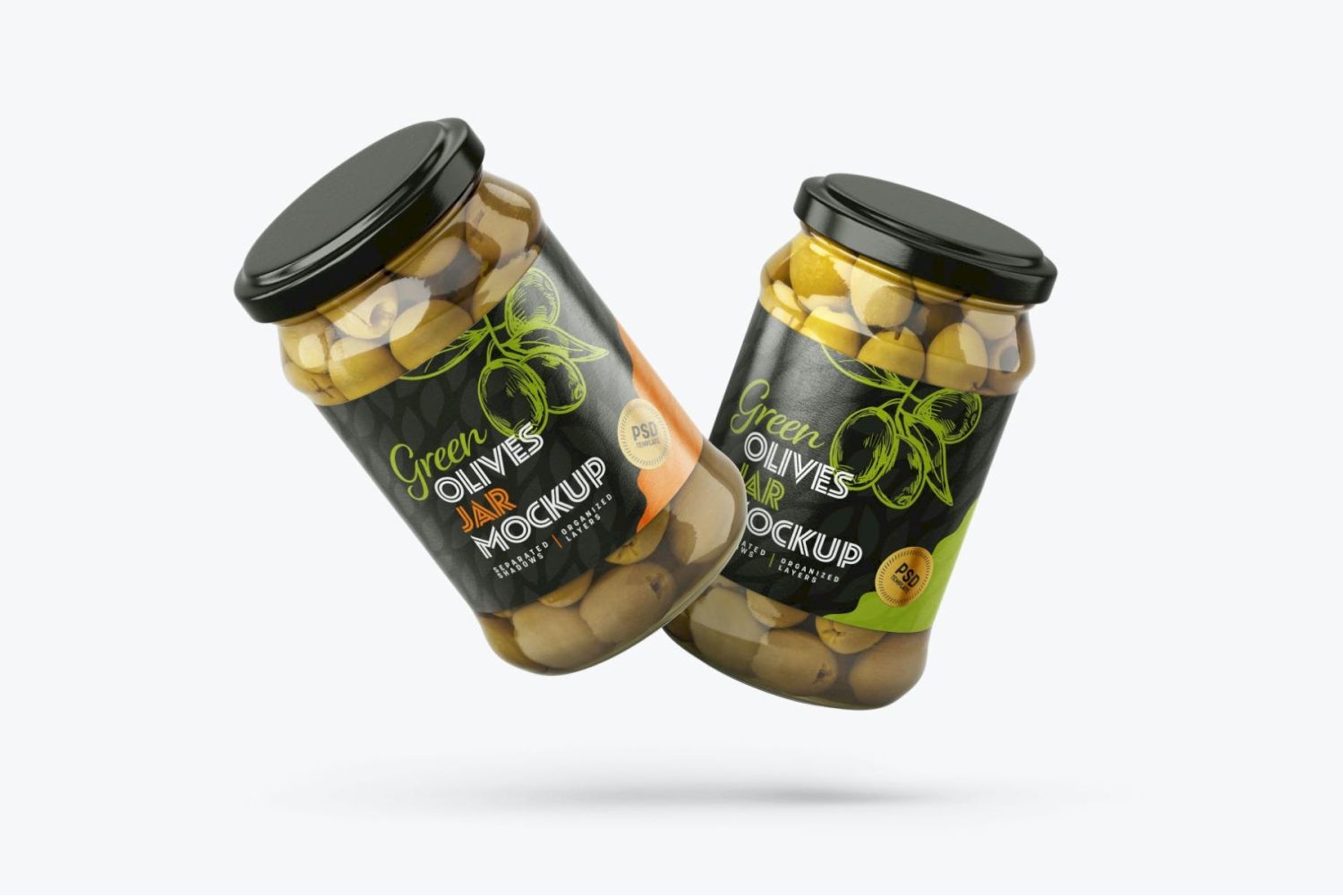 橄榄罐样机套装 Olives Jar Mockup Set插图10