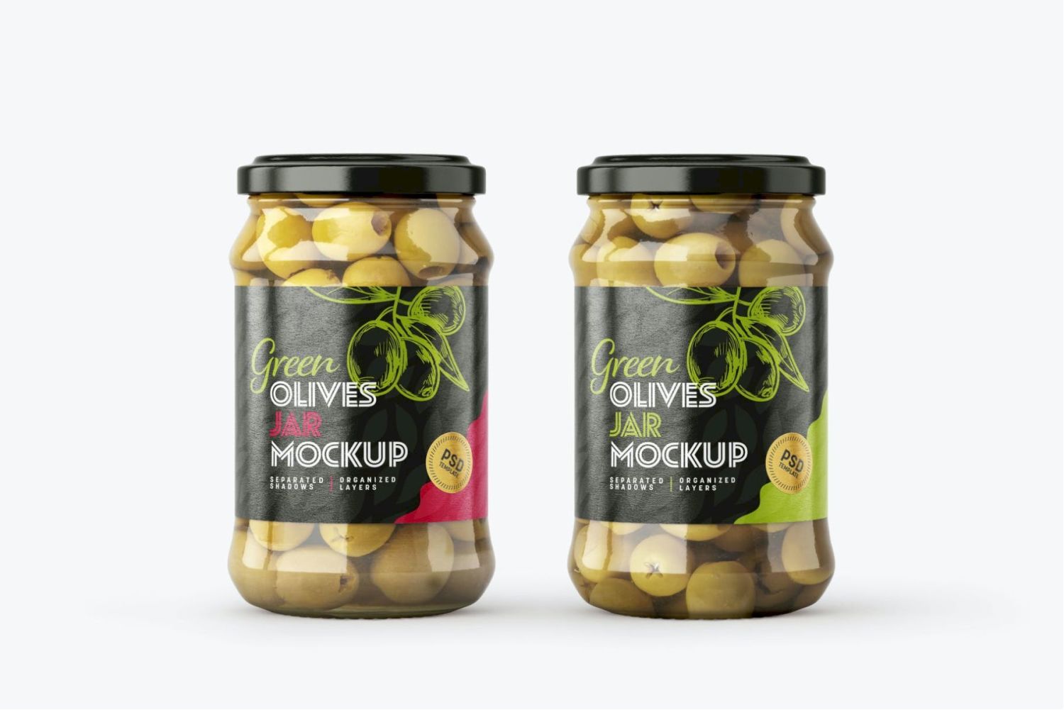 橄榄罐样机套装 Olives Jar Mockup Set插图11