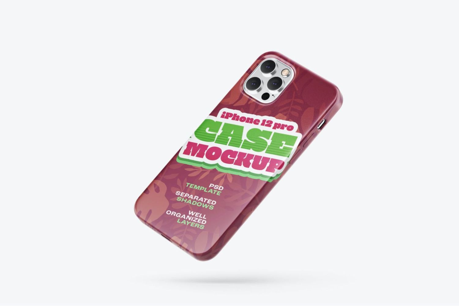 iPhone 12 Pro 手机壳样机套装 iPhone 12 Pro Case Mockup Set插图8