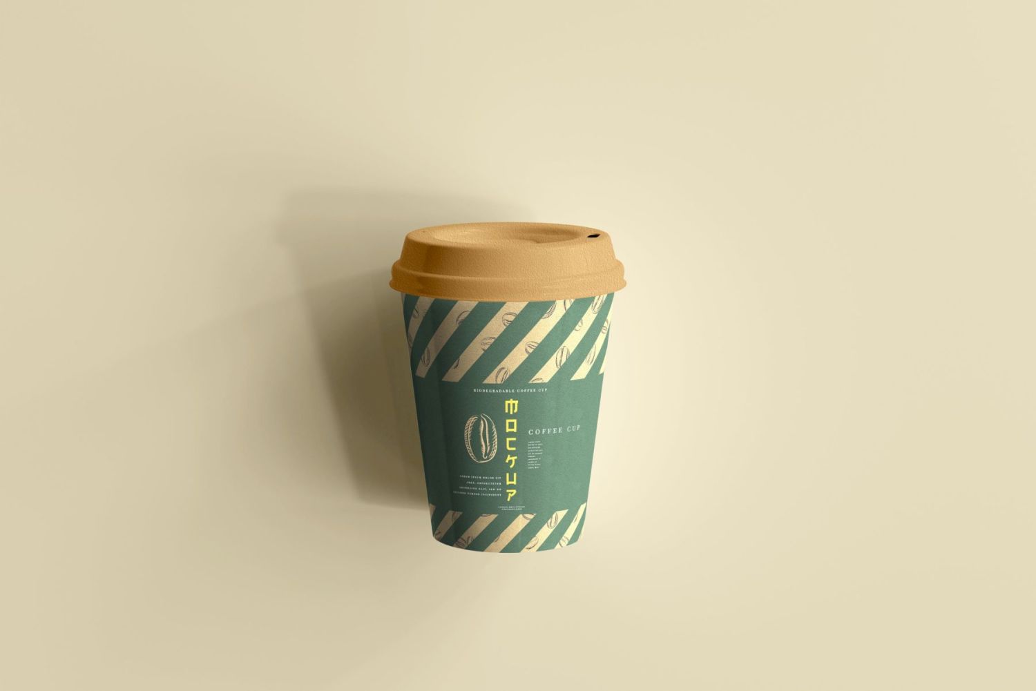 可生物降解纸杯样机 biodegradable paper cup mockup插图23