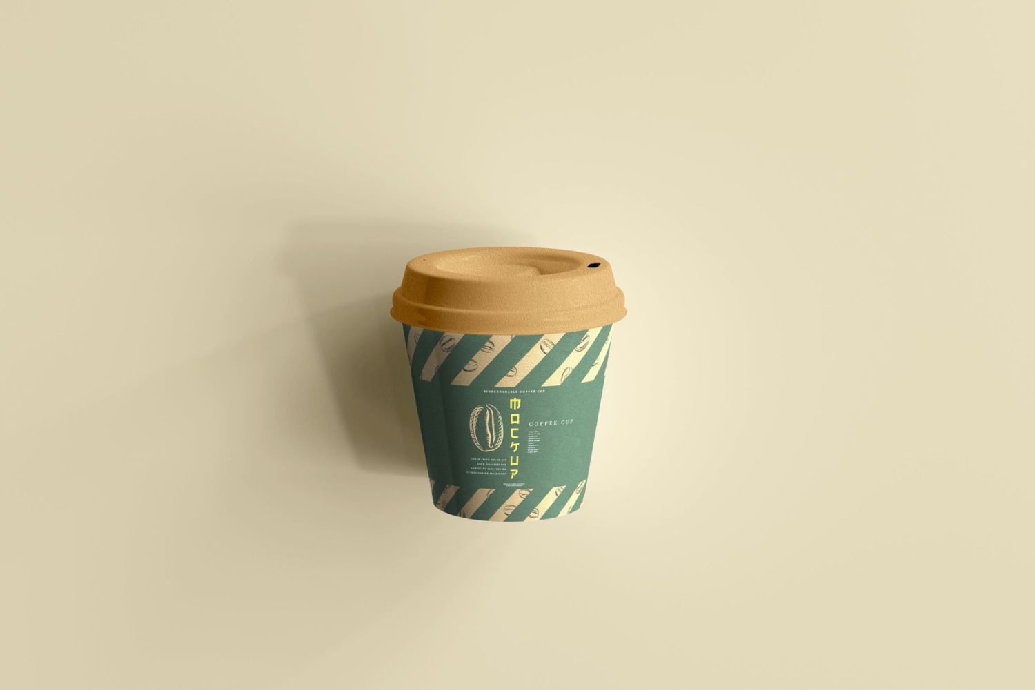 可生物降解纸杯样机 biodegradable paper cup mockup插图38