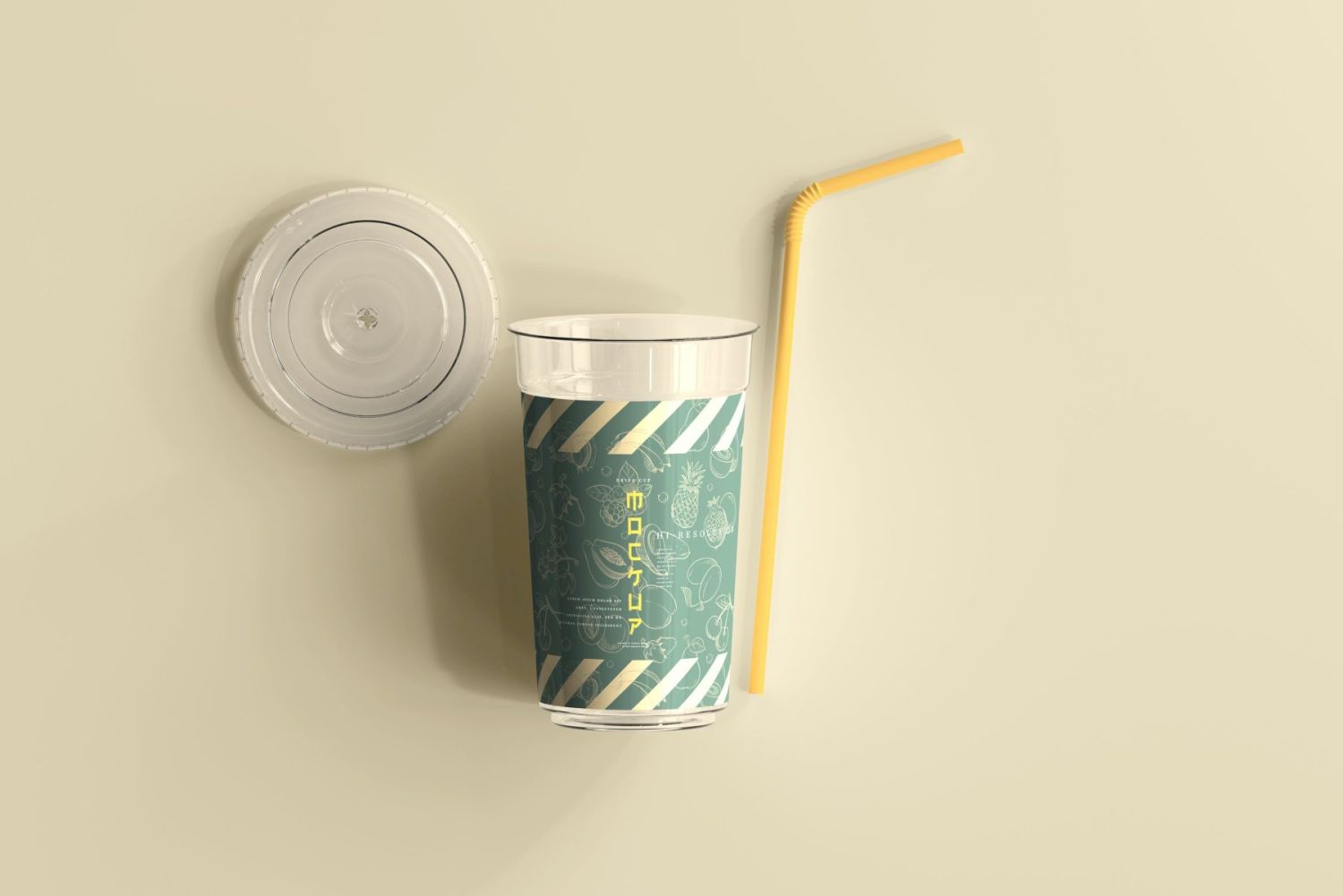 塑料杯样机 Plastic Cup Mockups插图10