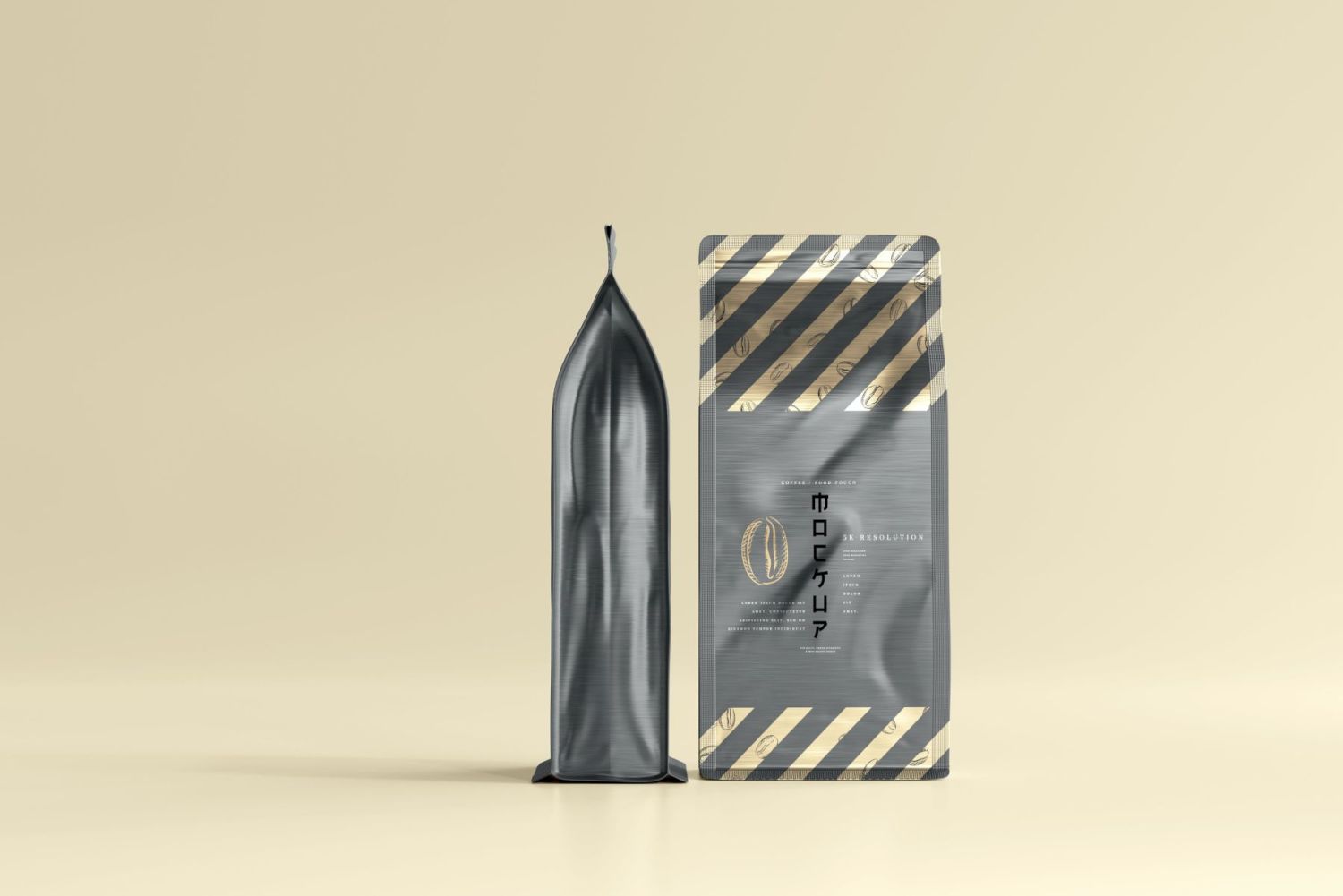 咖啡袋包装样机 Coffee packaging mockup插图