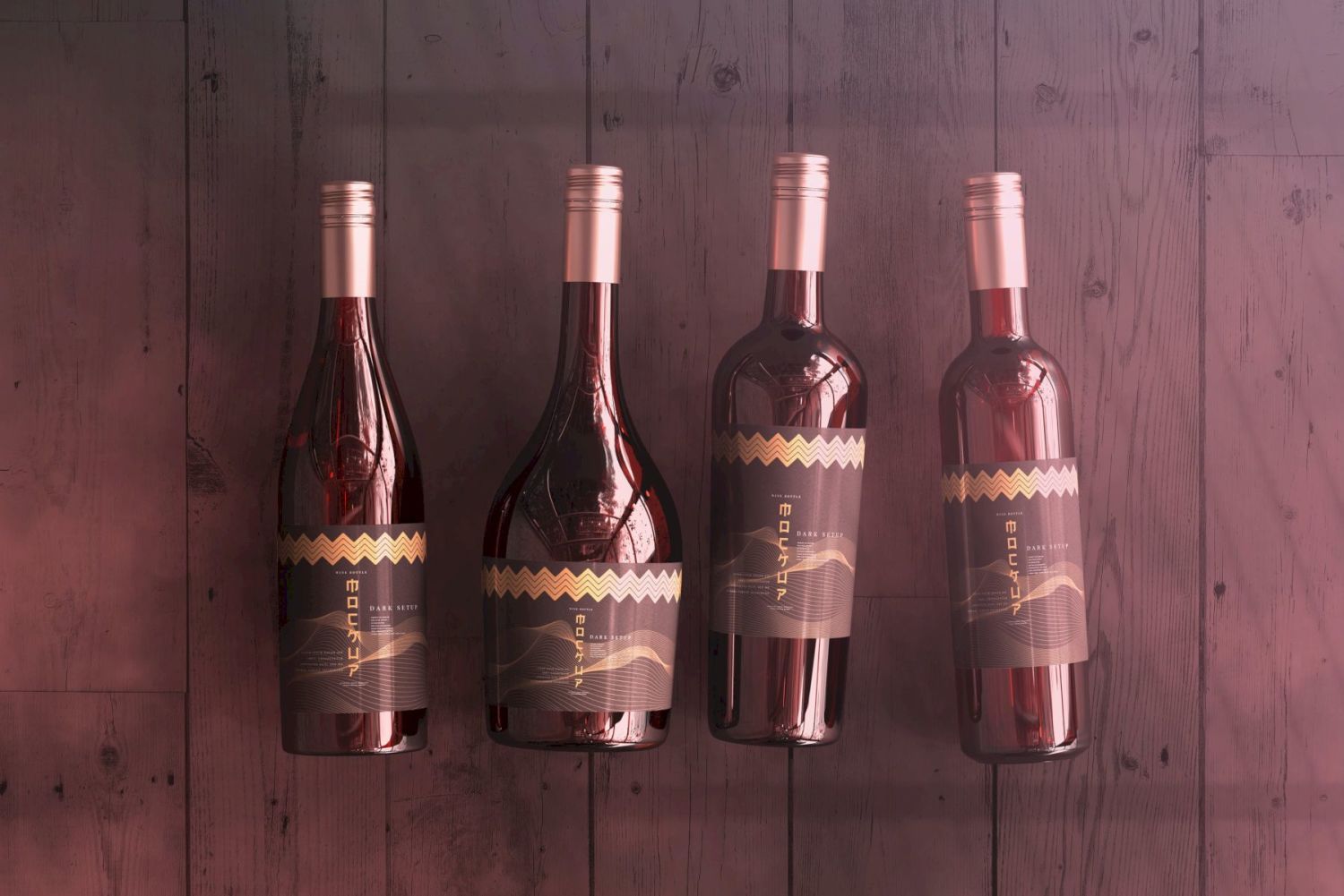 葡萄酒品牌样机系列 Wine Branding Mockup Collection插图2