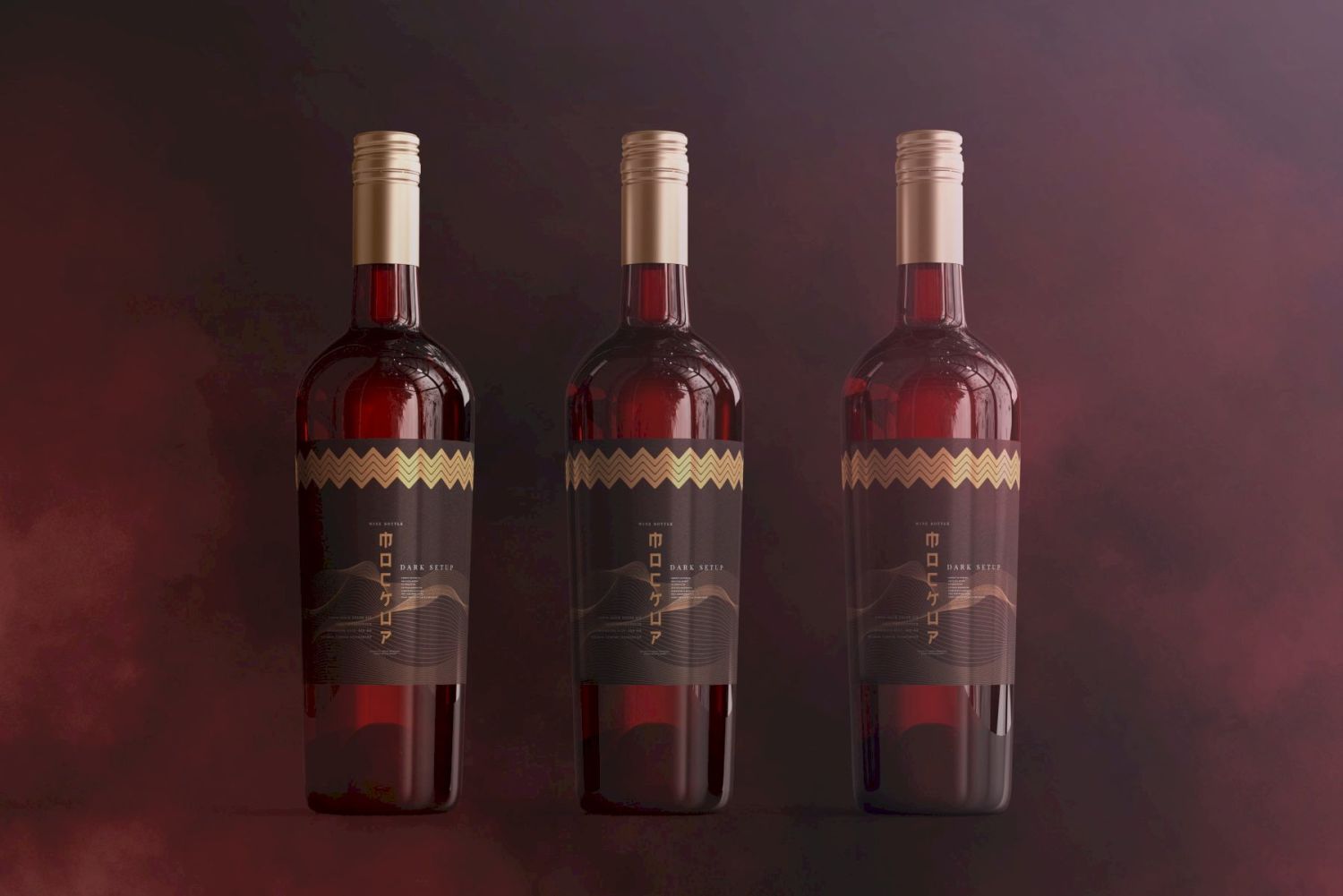 葡萄酒品牌样机系列 Wine Branding Mockup Collection插图8