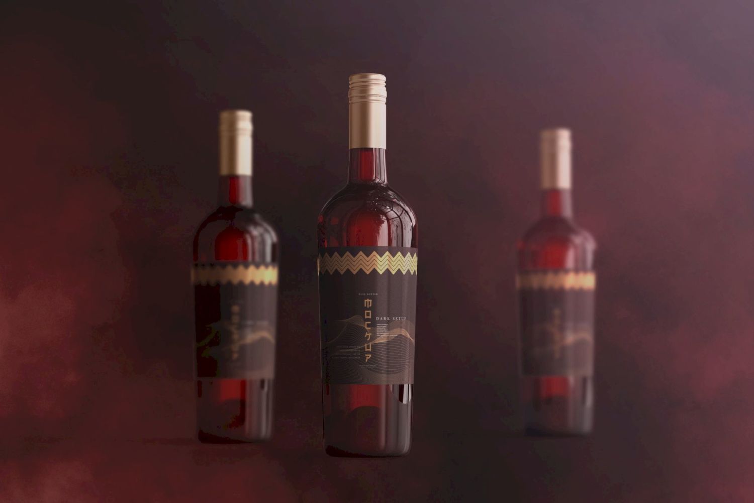 葡萄酒品牌样机系列 Wine Branding Mockup Collection插图9