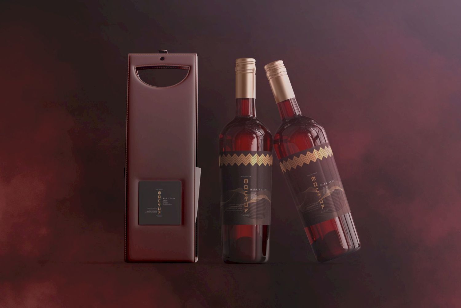 葡萄酒品牌样机系列 Wine Branding Mockup Collection插图14