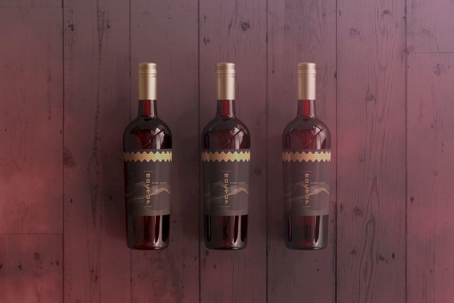 葡萄酒品牌样机系列 Wine Branding Mockup Collection插图12