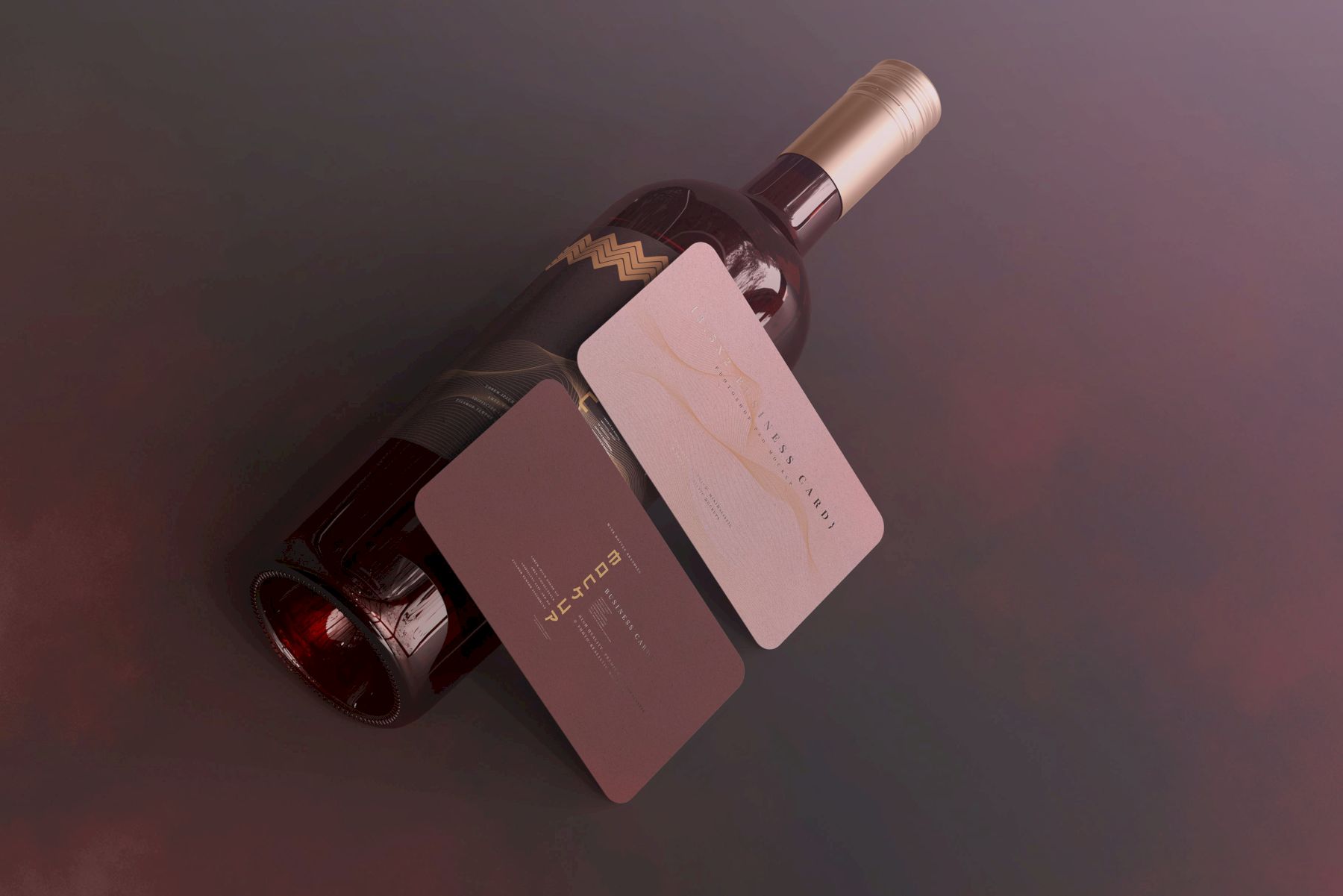 葡萄酒品牌样机系列 Wine Branding Mockup Collection插图25