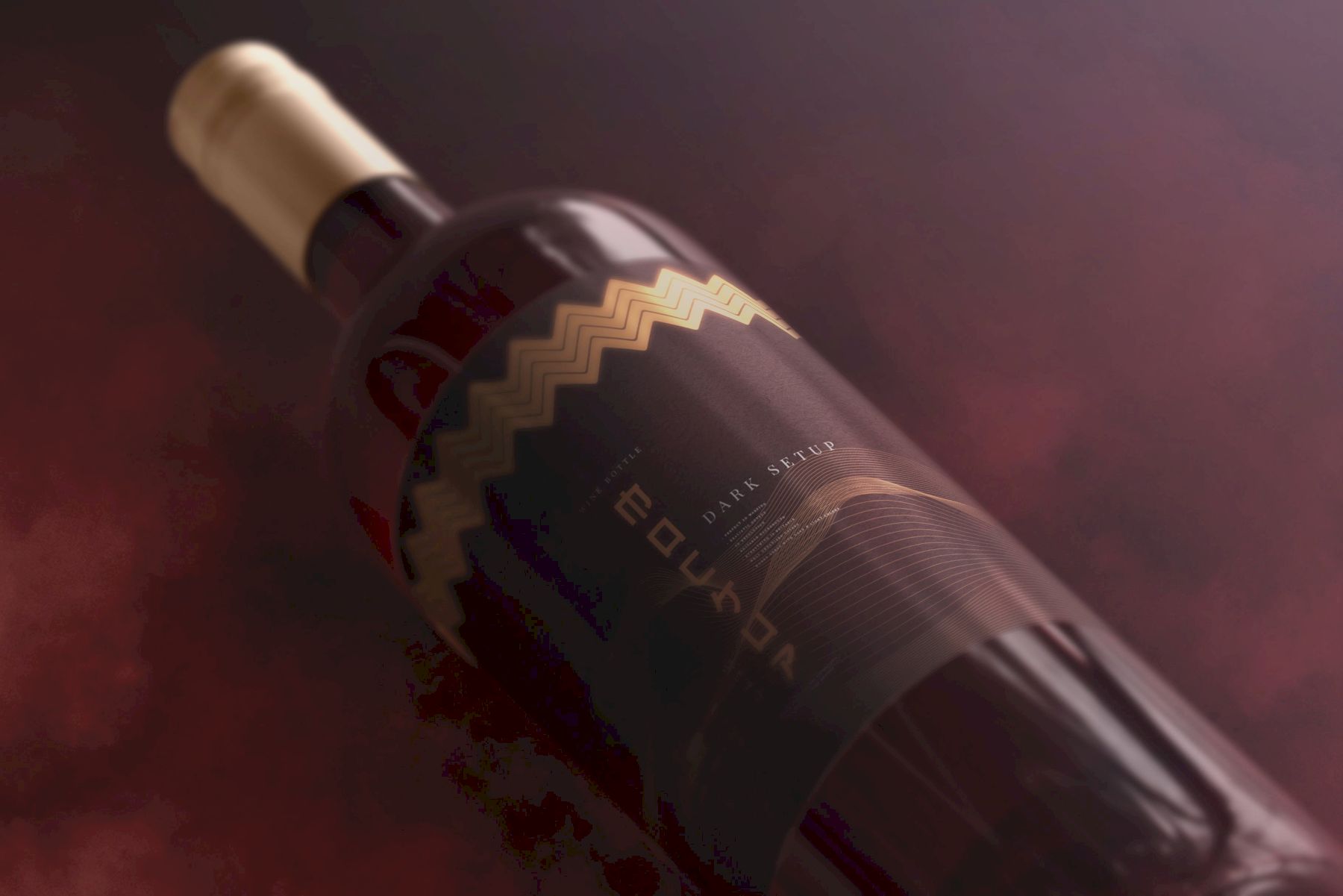 葡萄酒品牌样机系列 Wine Branding Mockup Collection插图24