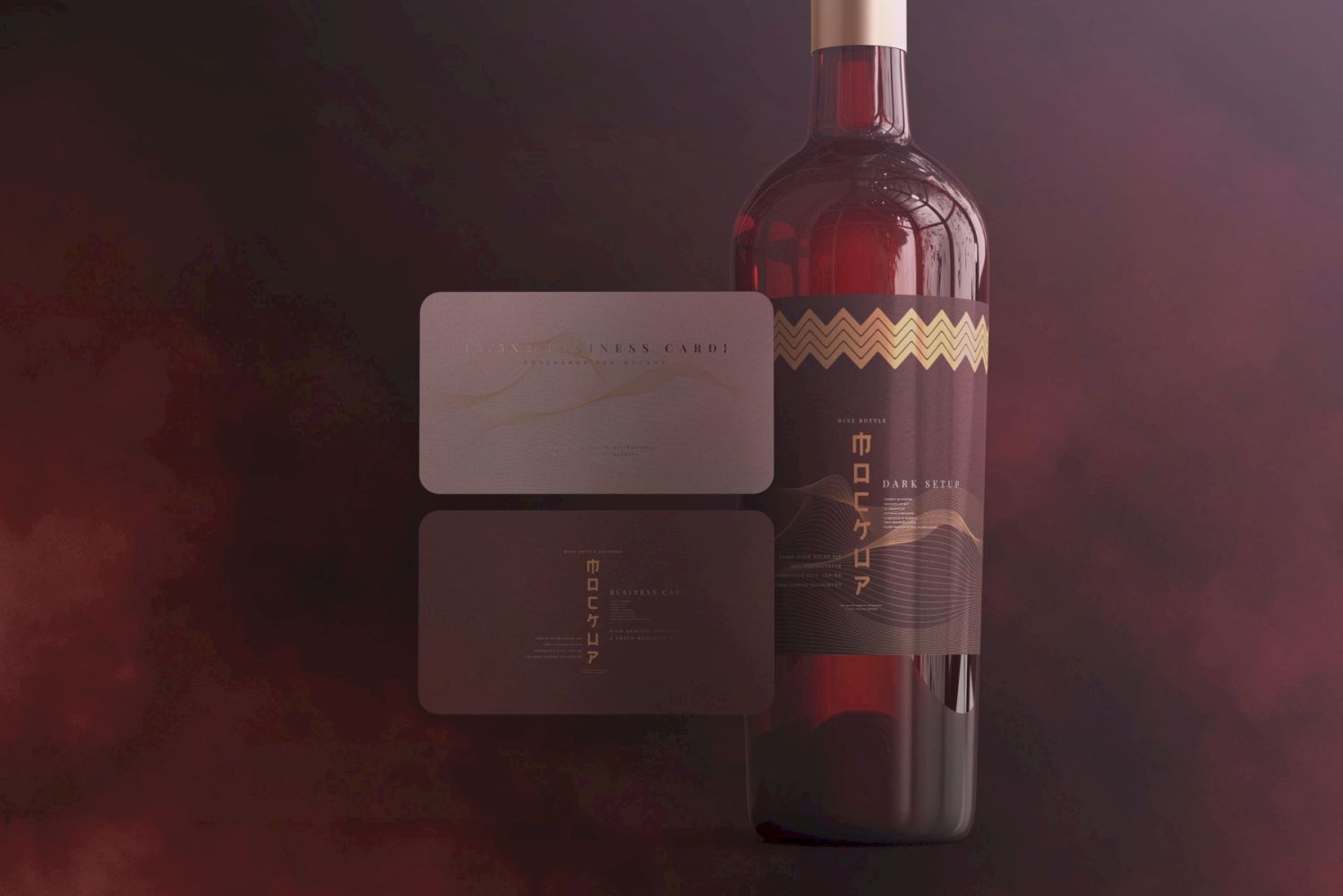 葡萄酒品牌样机系列 Wine Branding Mockup Collection插图30