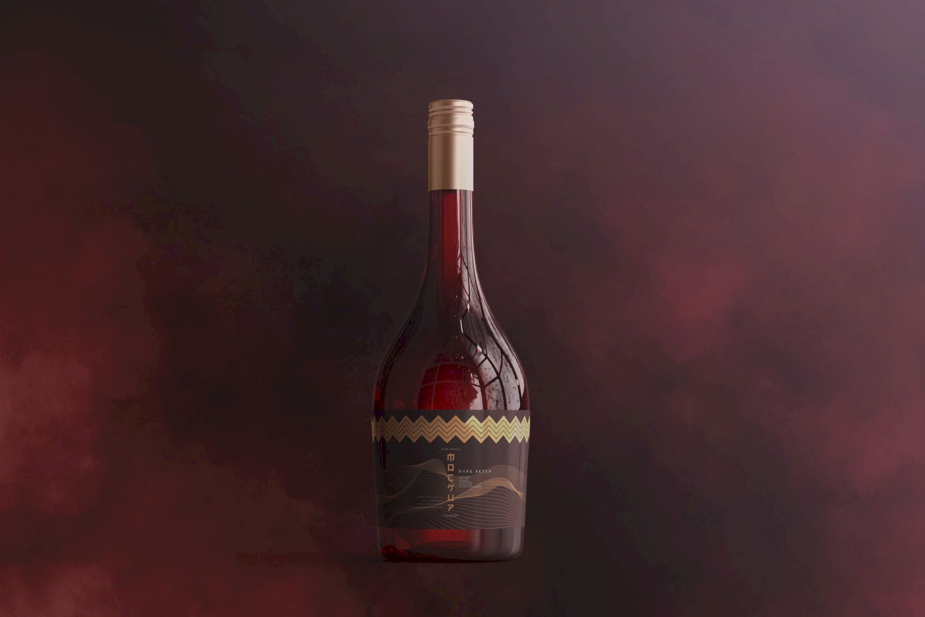 葡萄酒品牌样机系列 Wine Branding Mockup Collection插图29