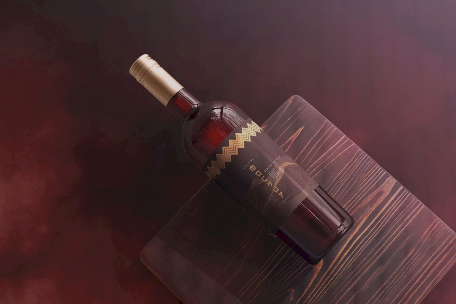 葡萄酒品牌样机系列 Wine Branding Mockup Collection插图33