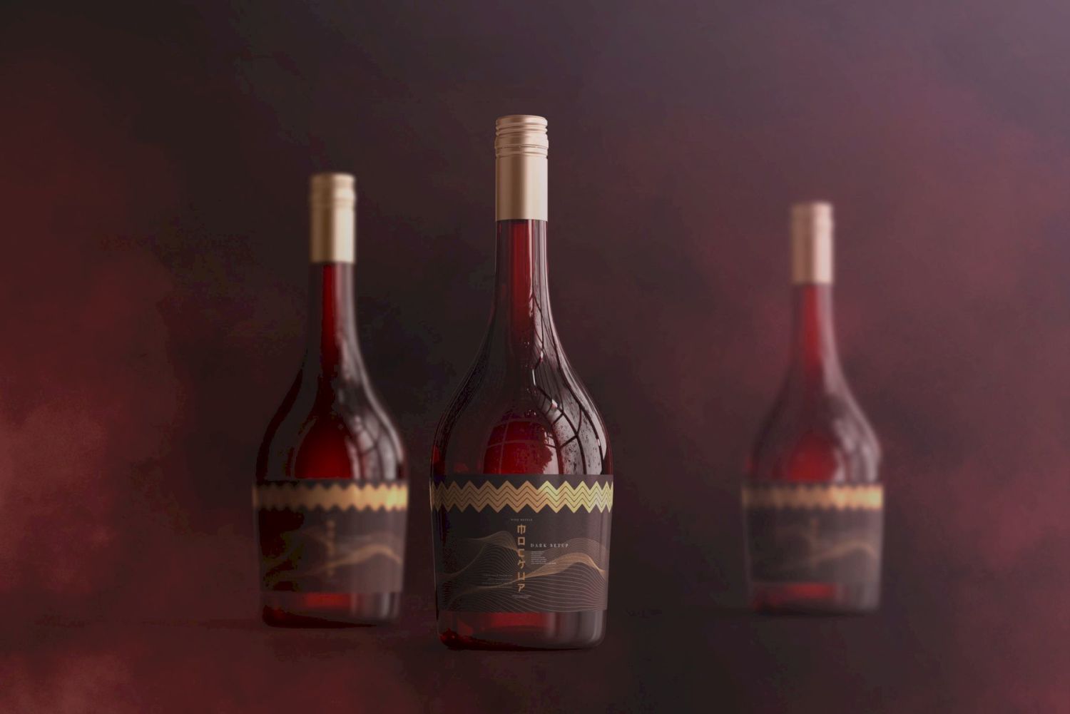 葡萄酒品牌样机系列 Wine Branding Mockup Collection插图39