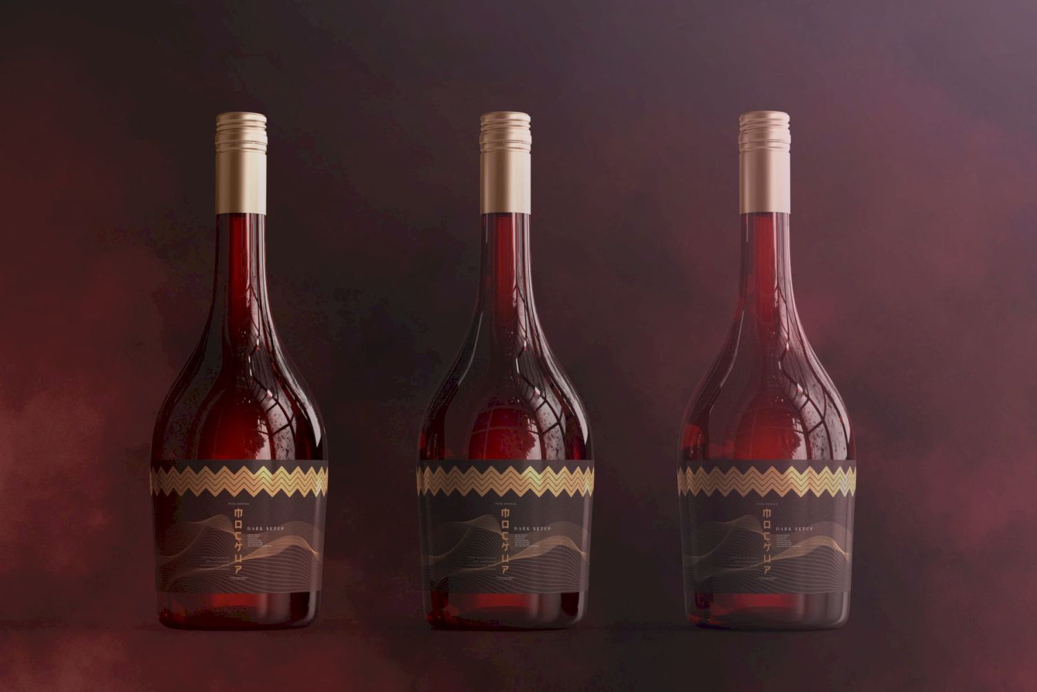 葡萄酒品牌样机系列 Wine Branding Mockup Collection插图38