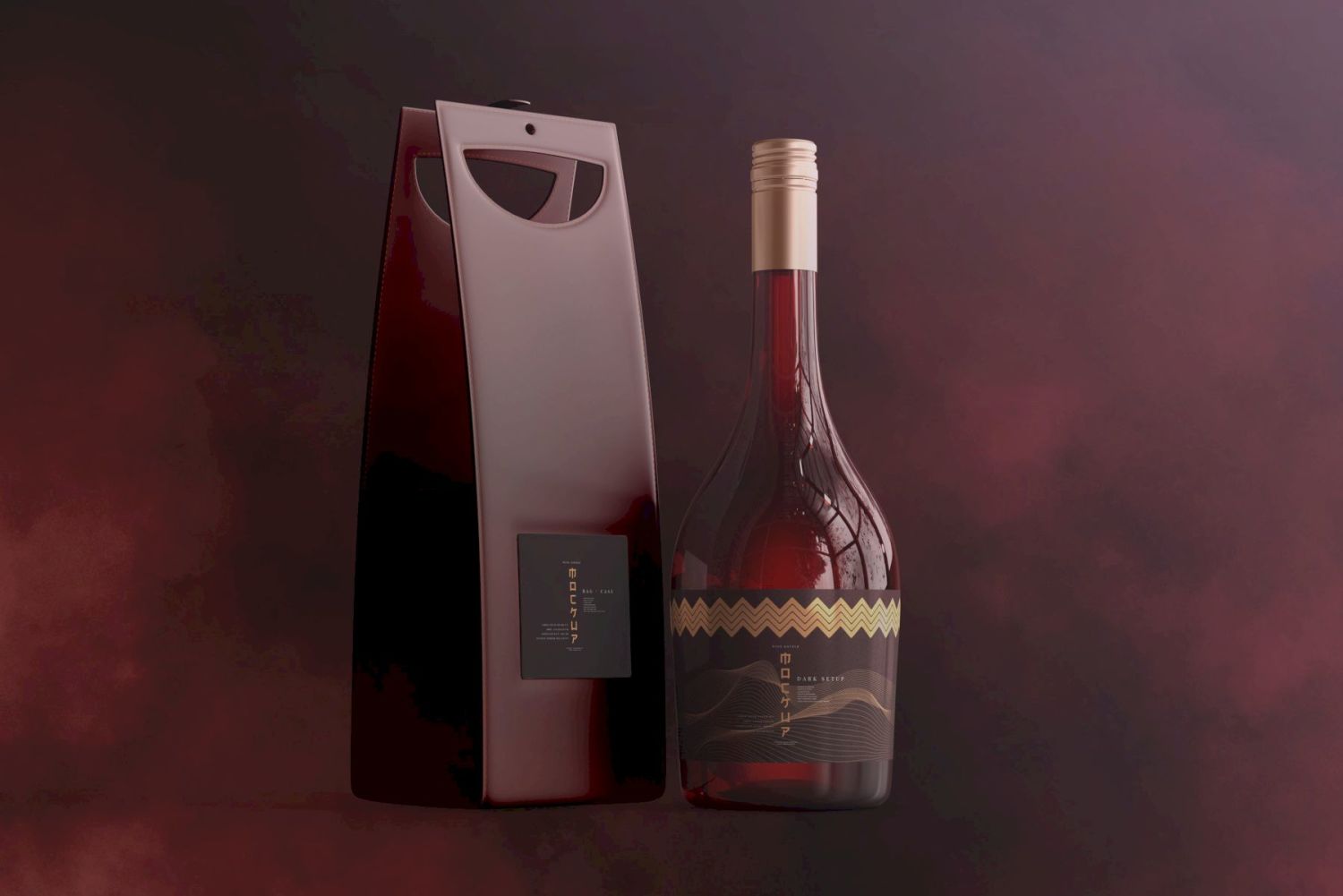 葡萄酒品牌样机系列 Wine Branding Mockup Collection插图43