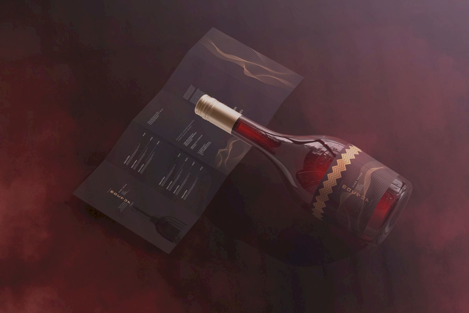葡萄酒品牌样机系列 Wine Branding Mockup Collection插图51