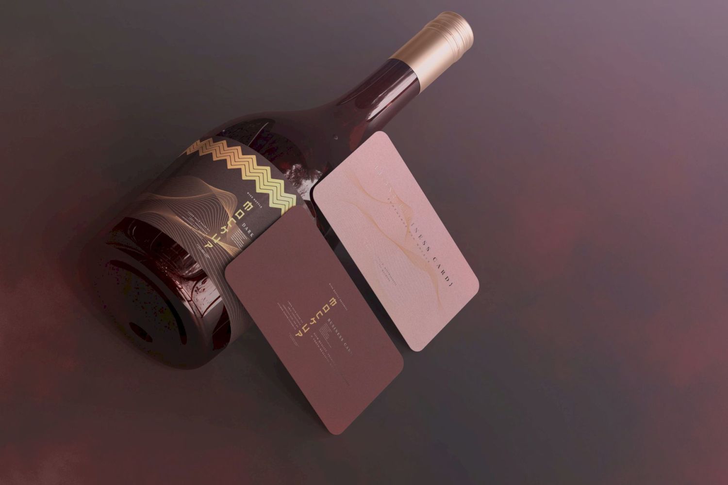 葡萄酒品牌样机系列 Wine Branding Mockup Collection插图55