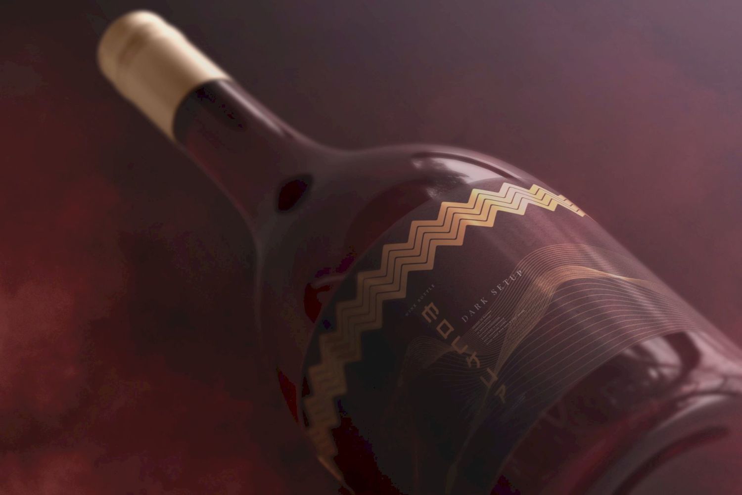葡萄酒品牌样机系列 Wine Branding Mockup Collection插图54