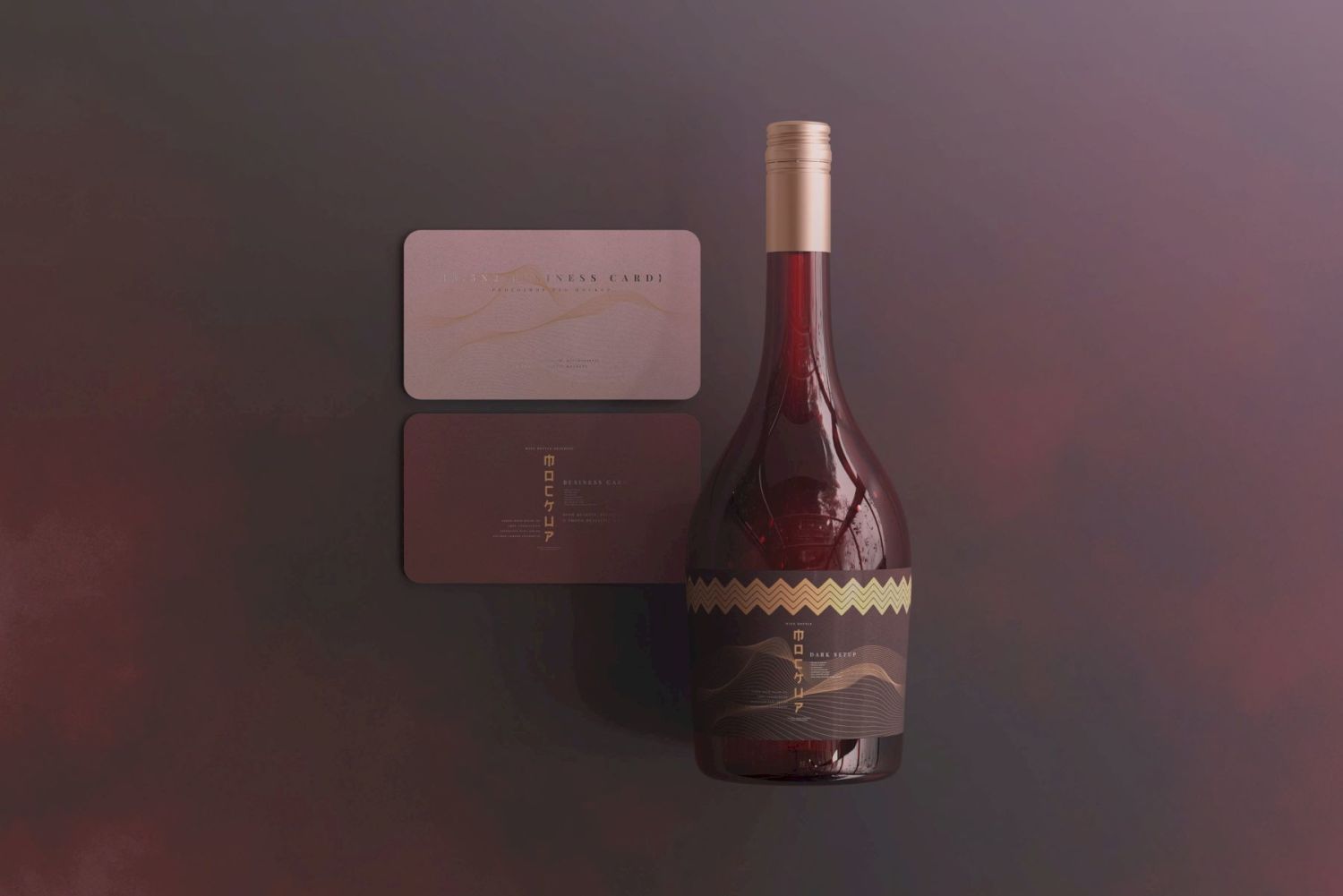 葡萄酒品牌样机系列 Wine Branding Mockup Collection插图58