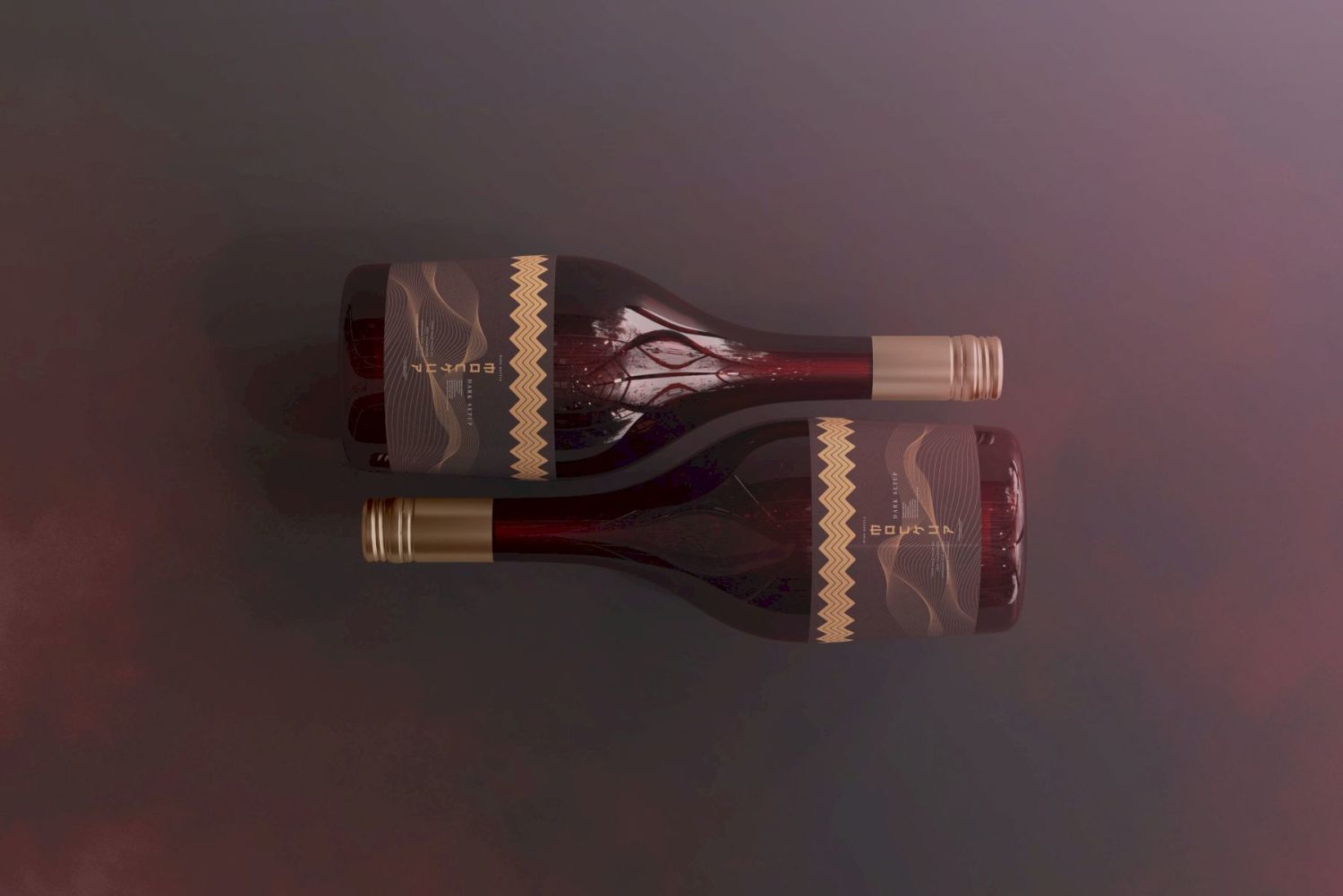 葡萄酒品牌样机系列 Wine Branding Mockup Collection插图60