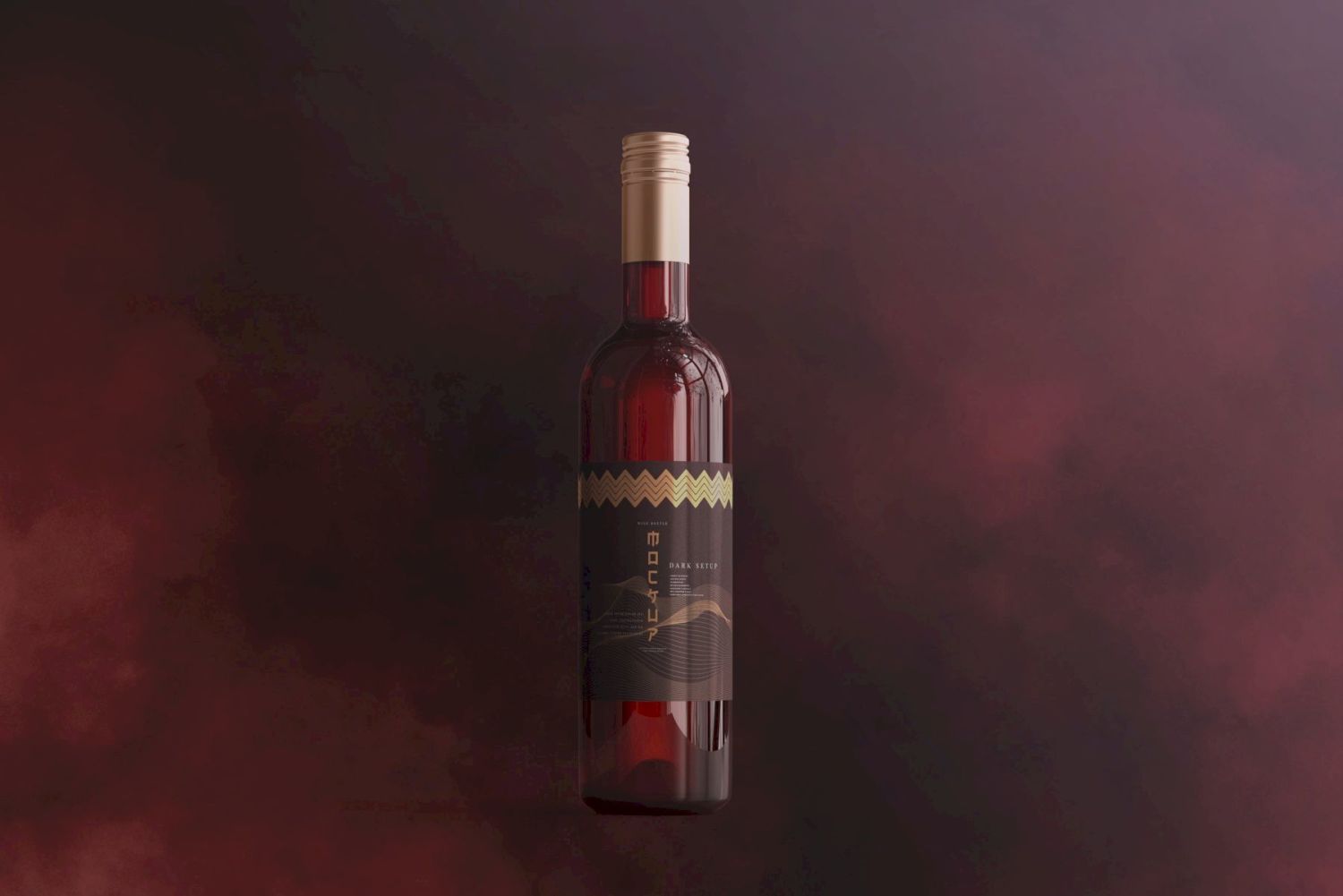 葡萄酒品牌样机系列 Wine Branding Mockup Collection插图62