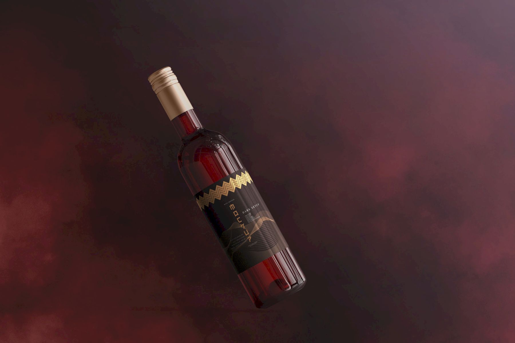 葡萄酒品牌样机系列 Wine Branding Mockup Collection插图66