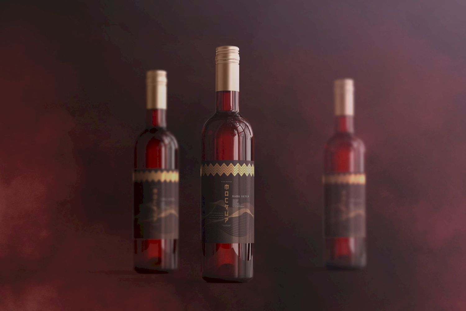 葡萄酒品牌样机系列 Wine Branding Mockup Collection插图68