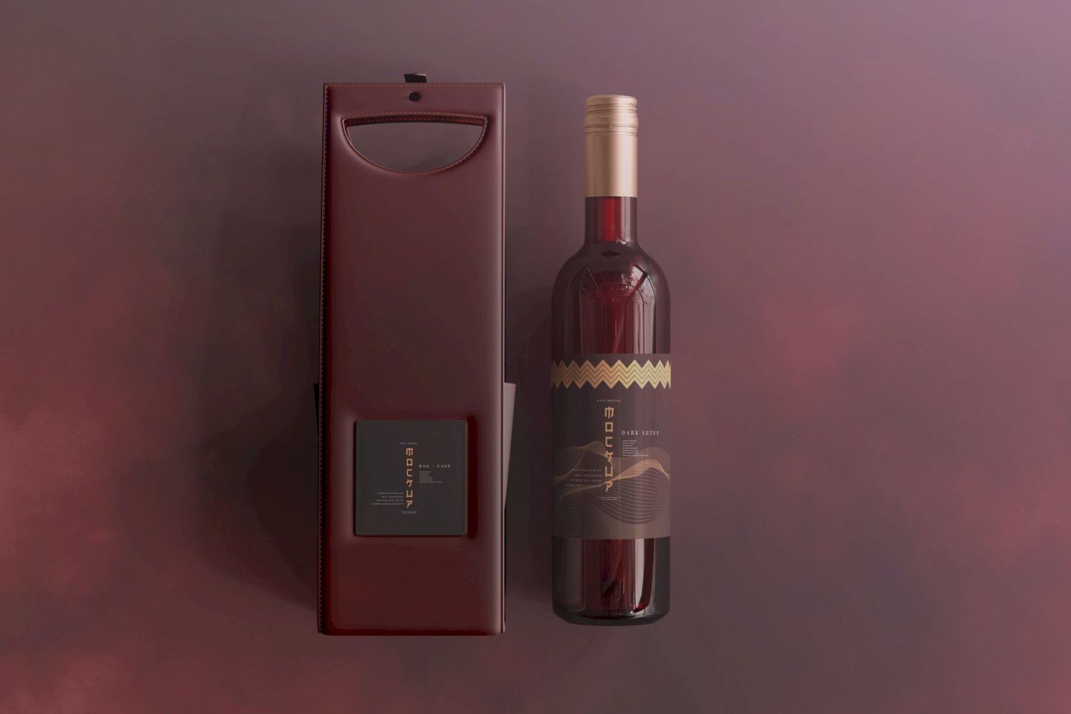 葡萄酒品牌样机系列 Wine Branding Mockup Collection插图75