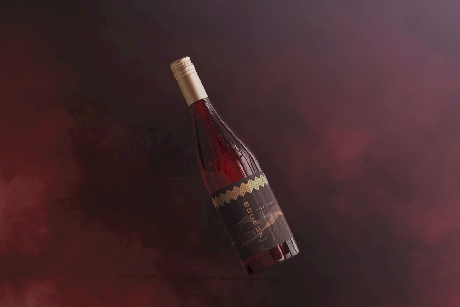 葡萄酒品牌样机系列 Wine Branding Mockup Collection插图94