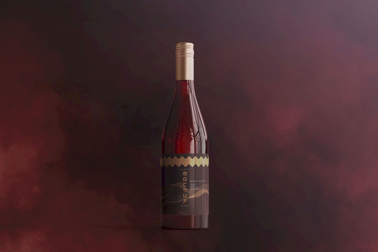 葡萄酒品牌样机系列 Wine Branding Mockup Collection插图93