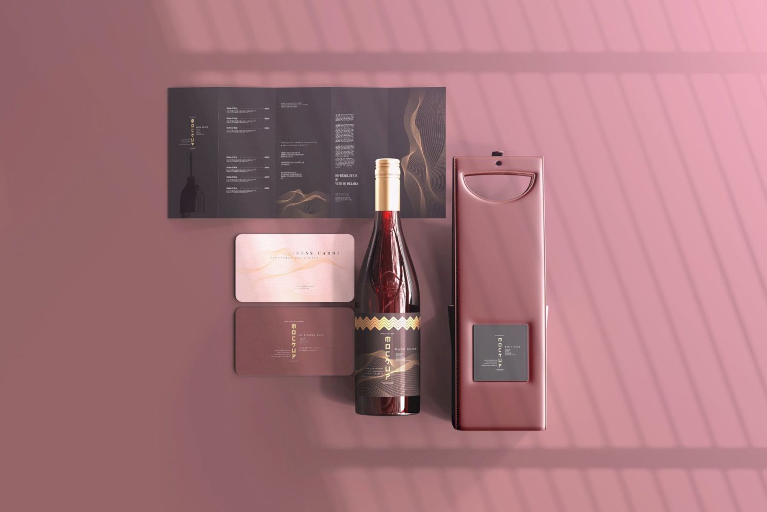 葡萄酒品牌样机系列 Wine Branding Mockup Collection插图99