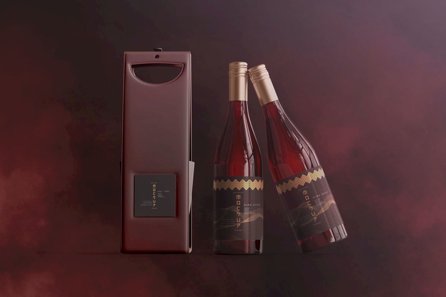 葡萄酒品牌样机系列 Wine Branding Mockup Collection插图104