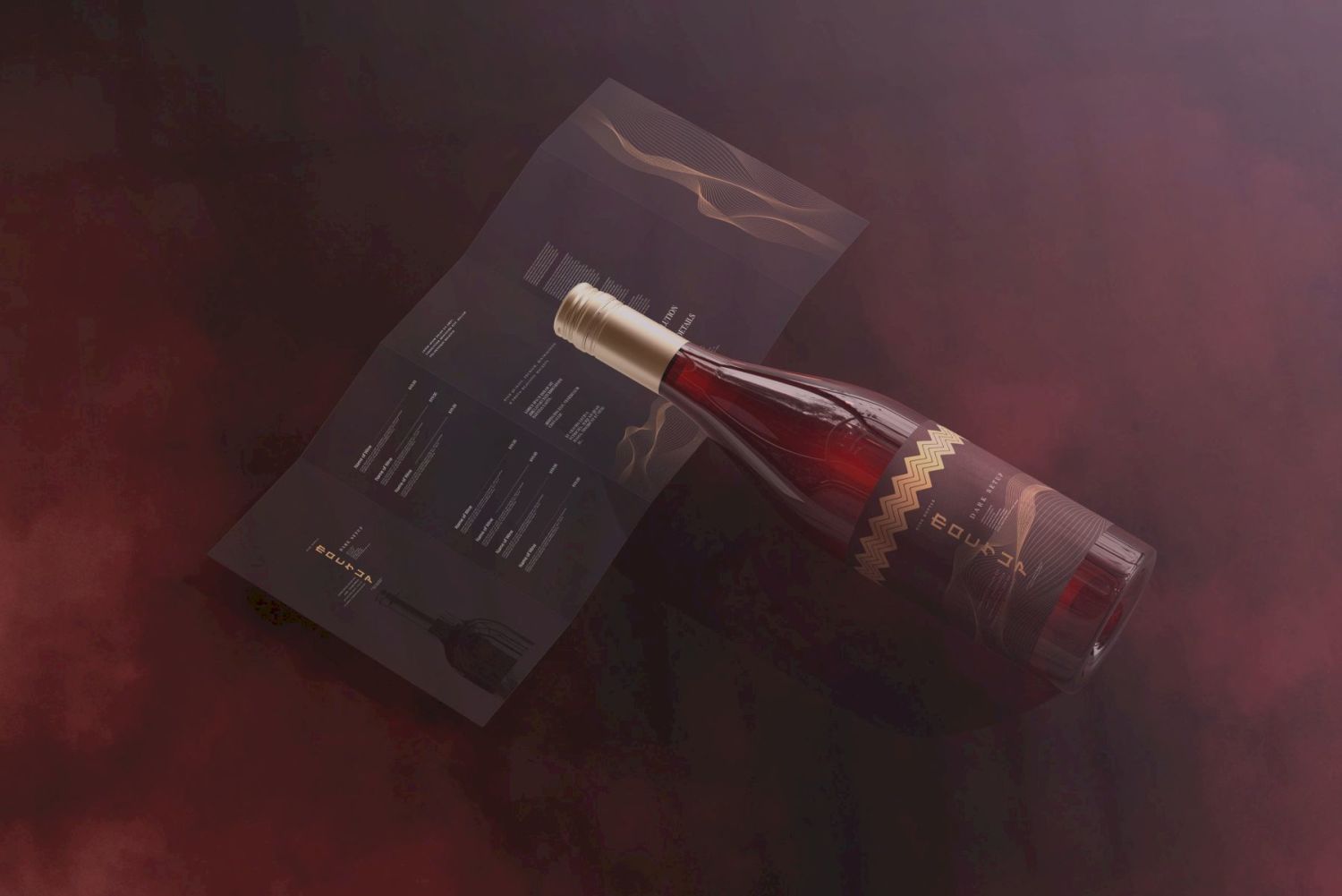 葡萄酒品牌样机系列 Wine Branding Mockup Collection插图111