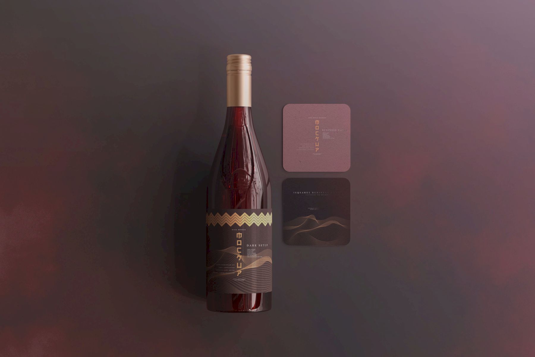葡萄酒品牌样机系列 Wine Branding Mockup Collection插图117