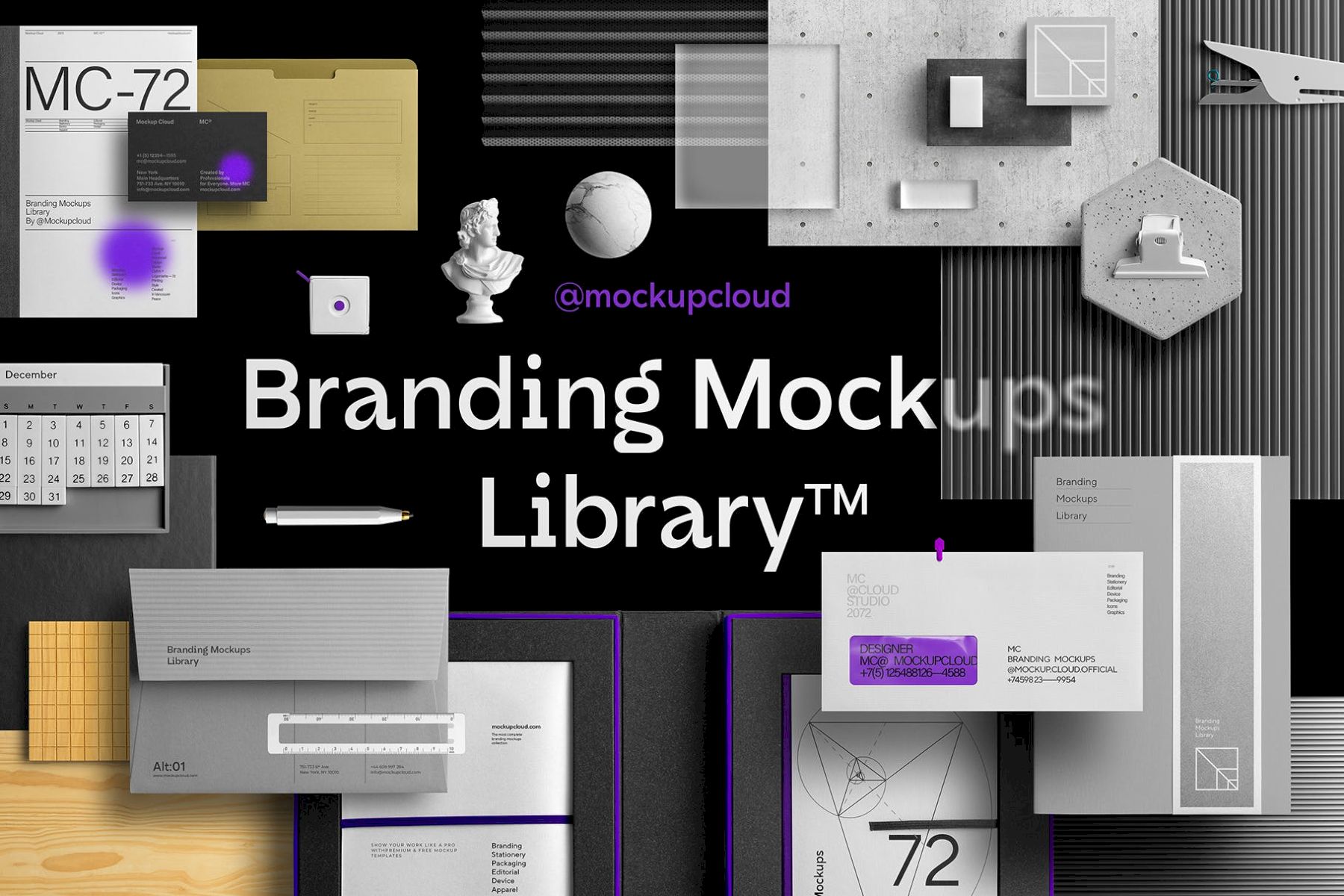 品牌标识项目样机库 Branding Mockups Library