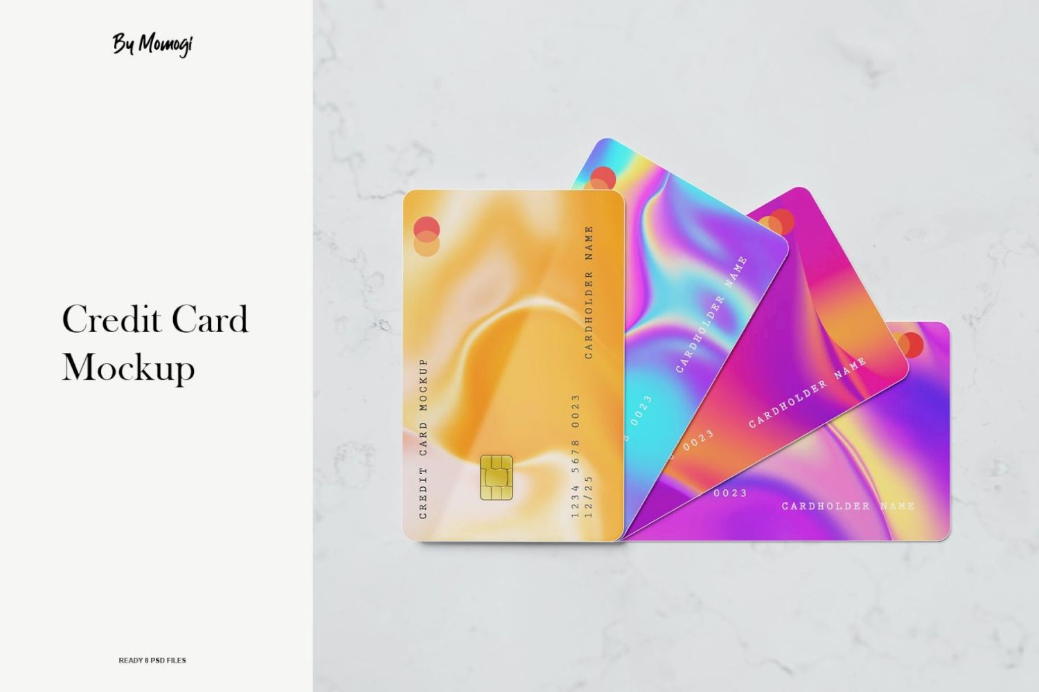 信用卡样机 Credit Card Mockup插图