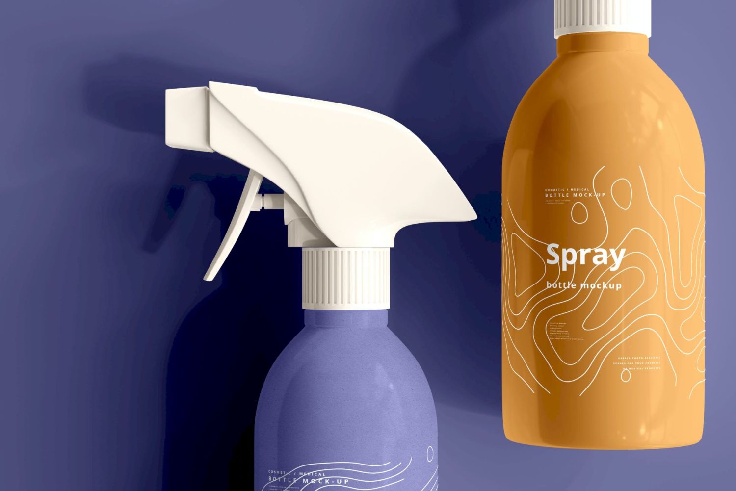 化妆品喷雾瓶样机 Cosmetic Spray Bottle Mockups插图19