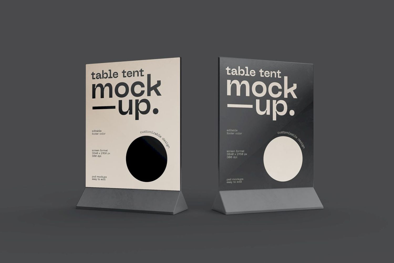 桌帐篷样机套装 Table Tent Mockup Set插图7