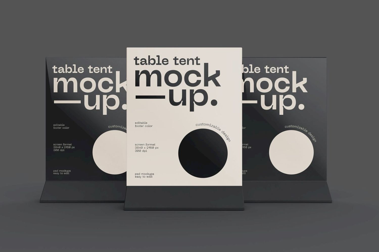桌帐篷样机套装 Table Tent Mockup Set插图10
