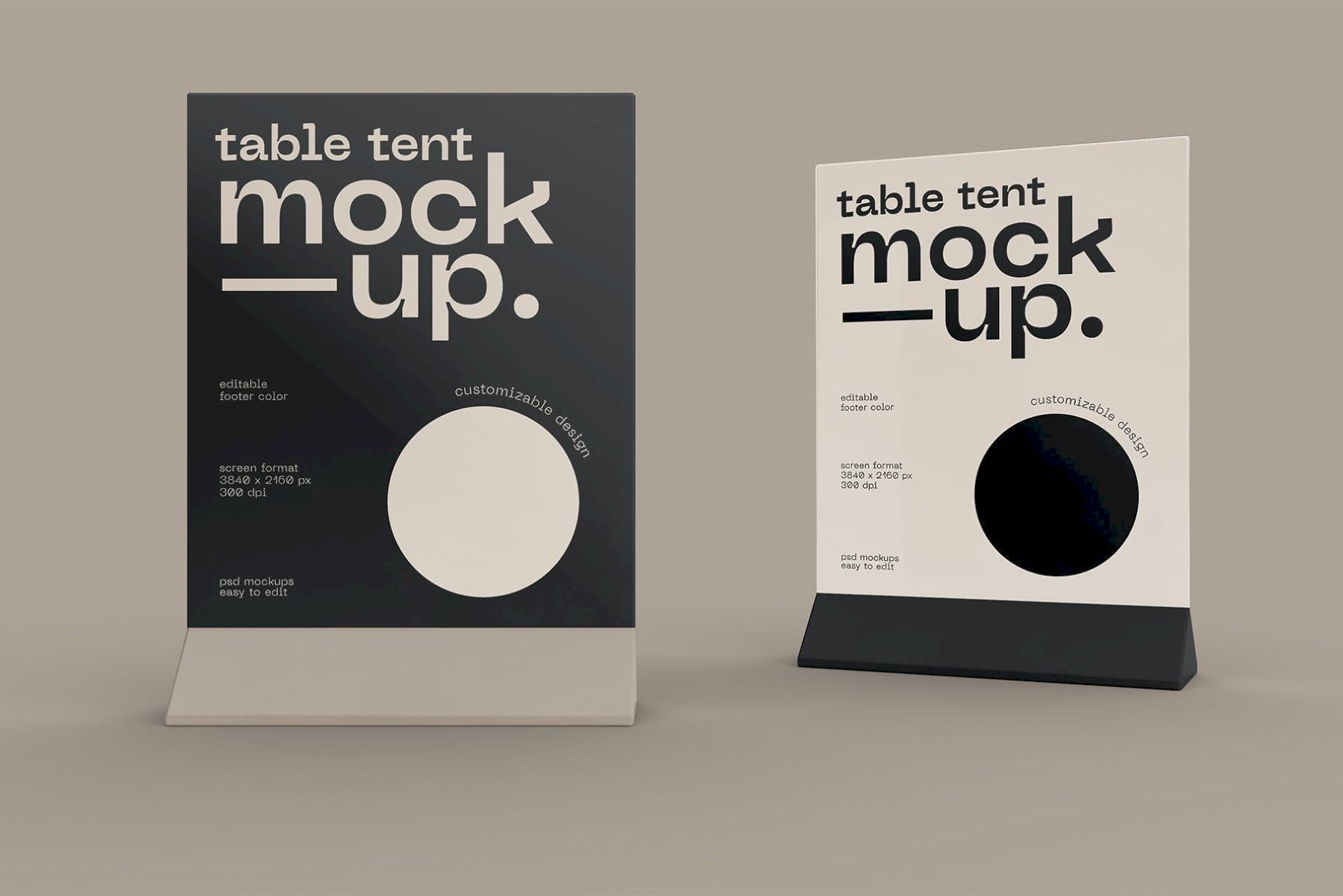 桌帐篷样机套装 Table Tent Mockup Set插图13