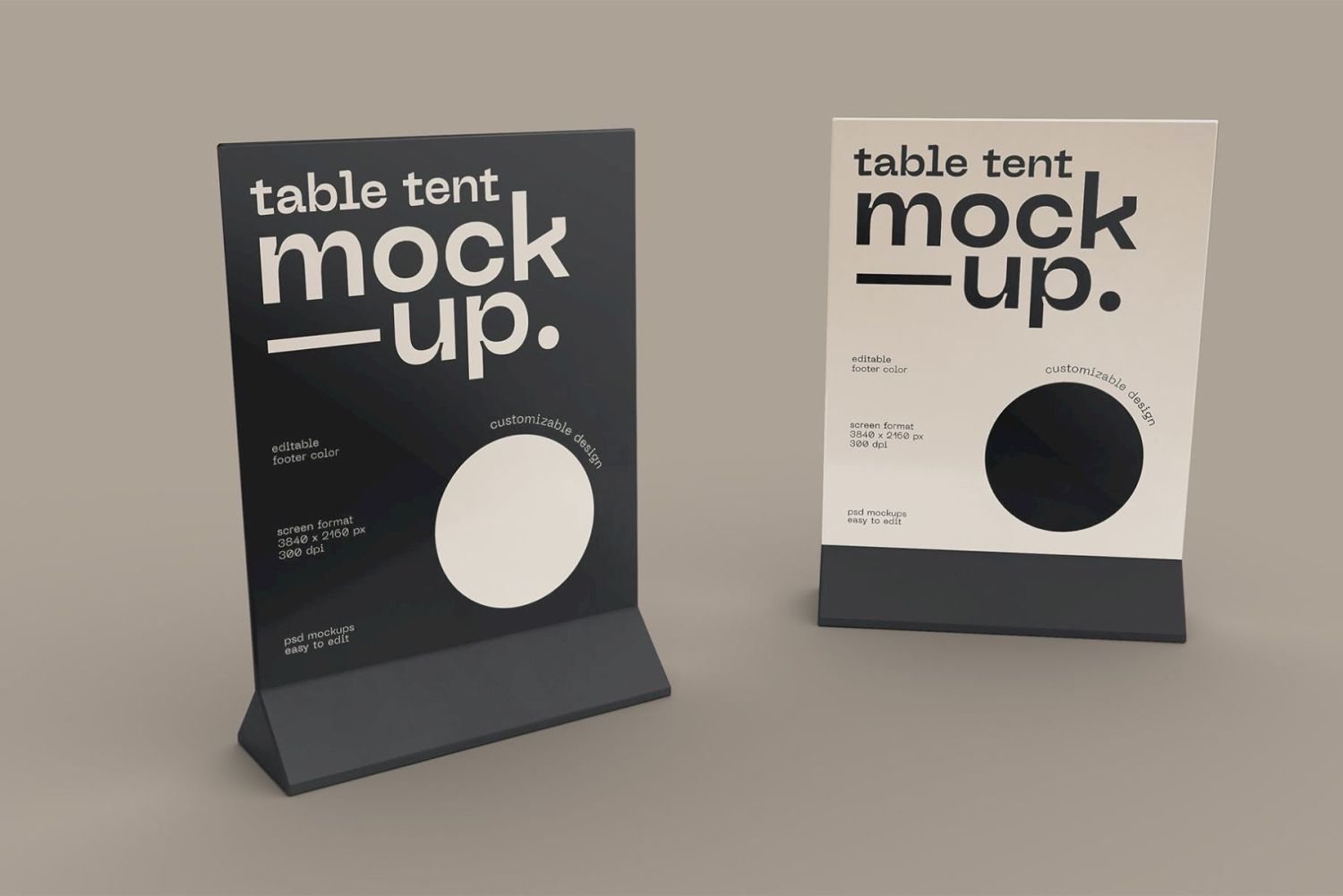 桌帐篷样机套装 Table Tent Mockup Set插图14