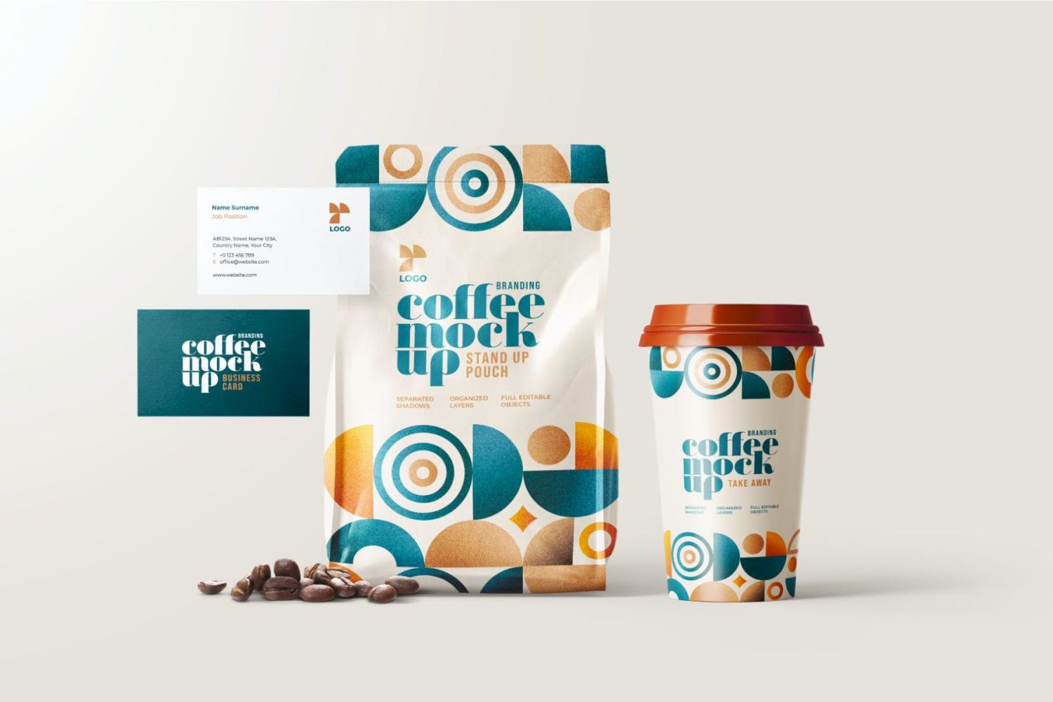咖啡品牌样机包 Coffee Branding Mockup Bundle插图19