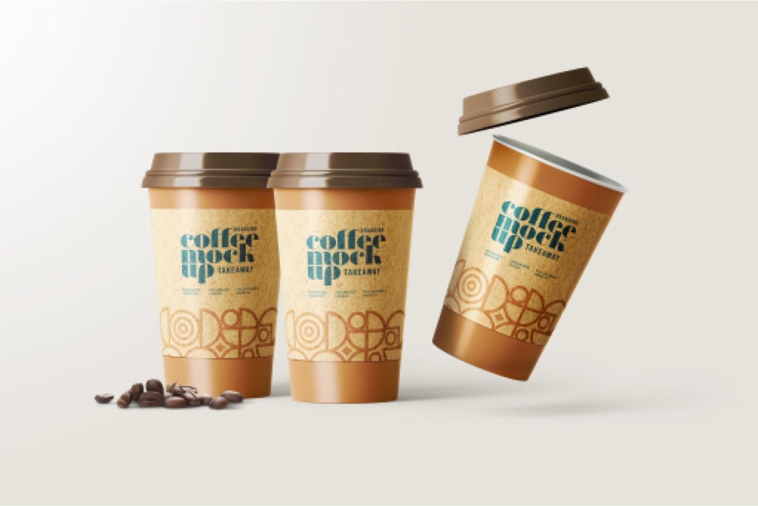 咖啡品牌样机包 Coffee Branding Mockup Bundle插图24