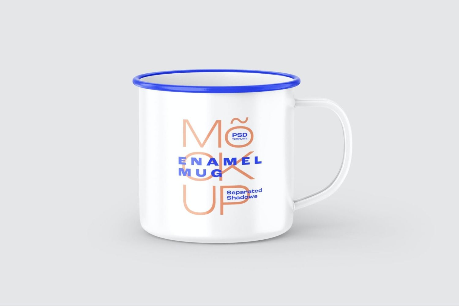 搪瓷杯样机套装 Enamel Mug Mockup Set插图3