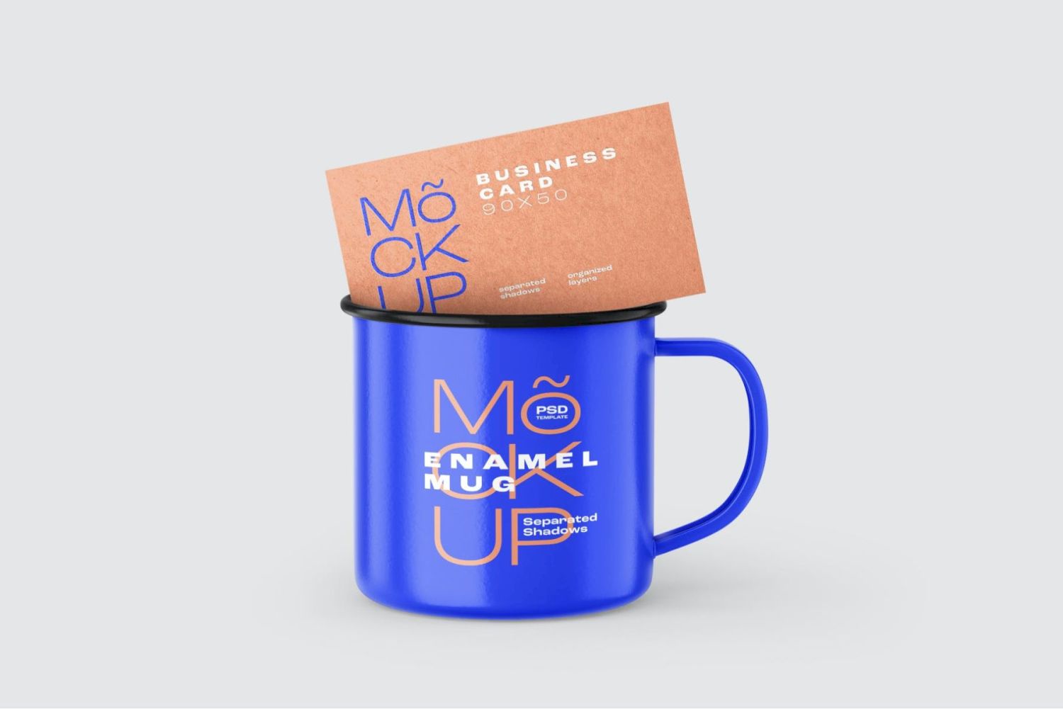 搪瓷杯样机套装 Enamel Mug Mockup Set插图8