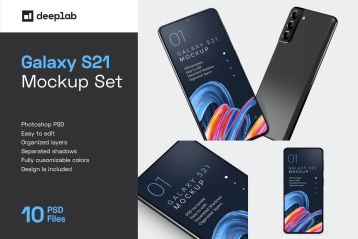 Galaxy S21 样机套装 Galaxy S21 Mockup Set