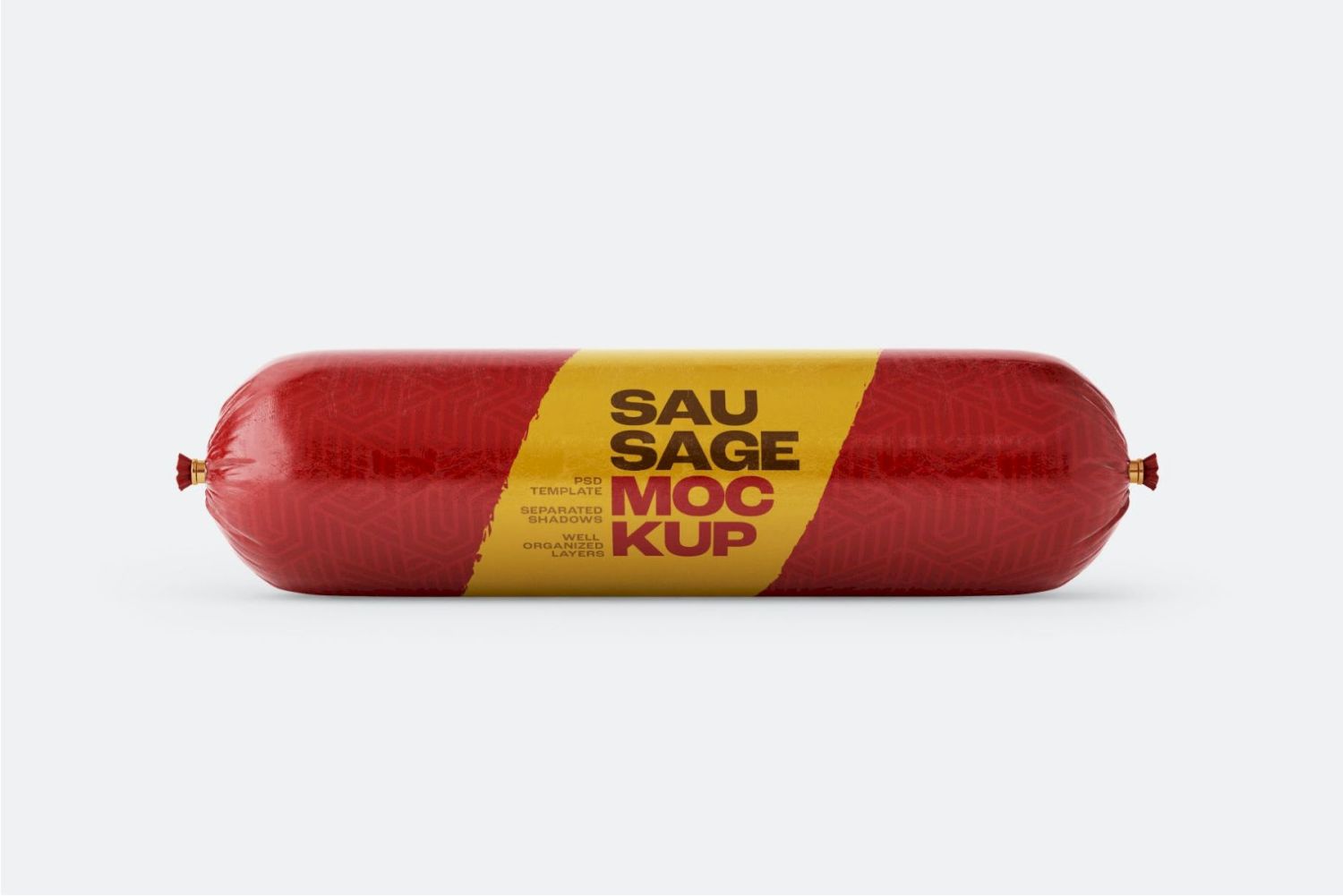 香肠鲢鱼样机套装 Sausage Chub Mockup Set插图3